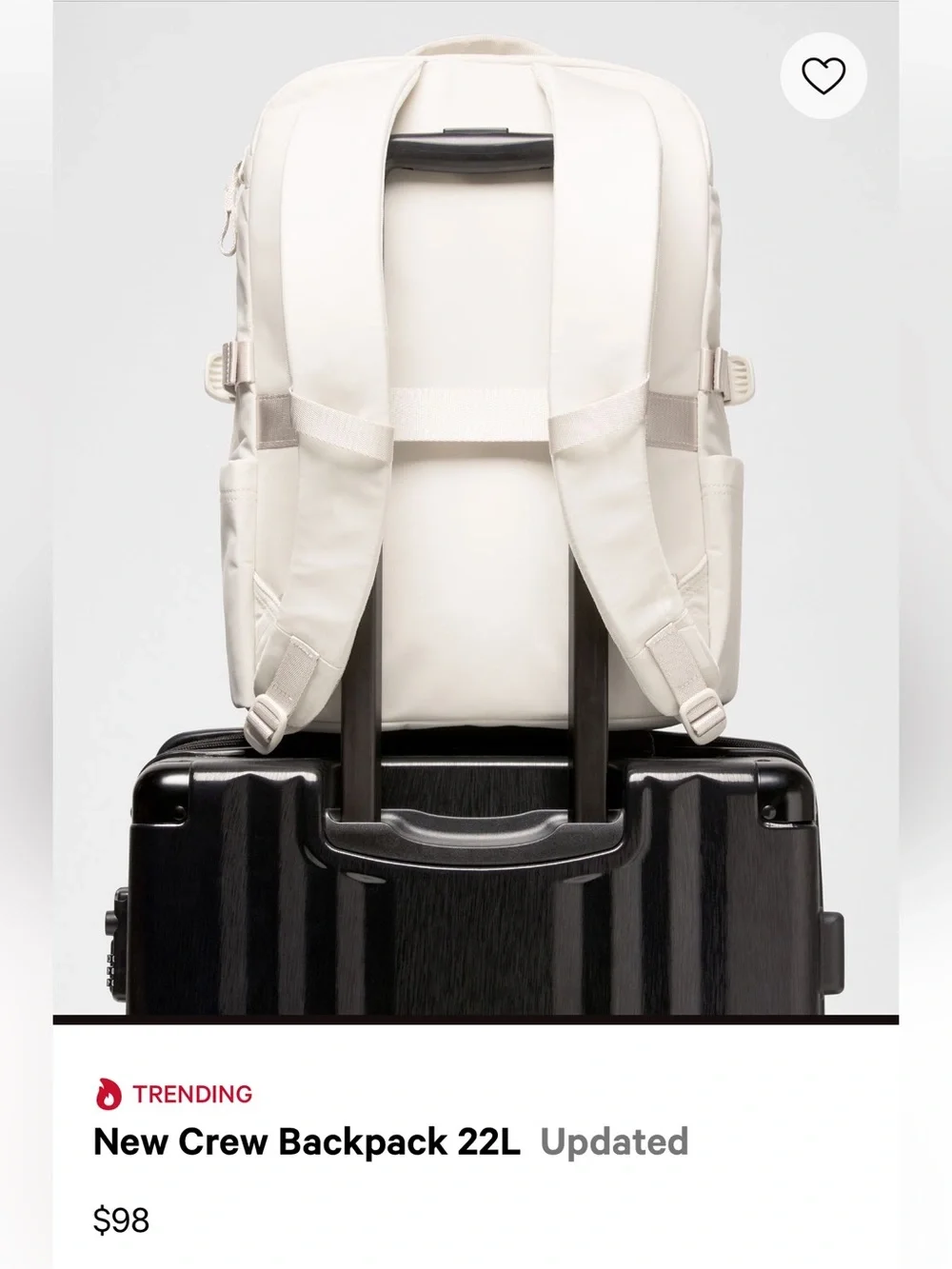 Lululemon Crew Backpack 22L